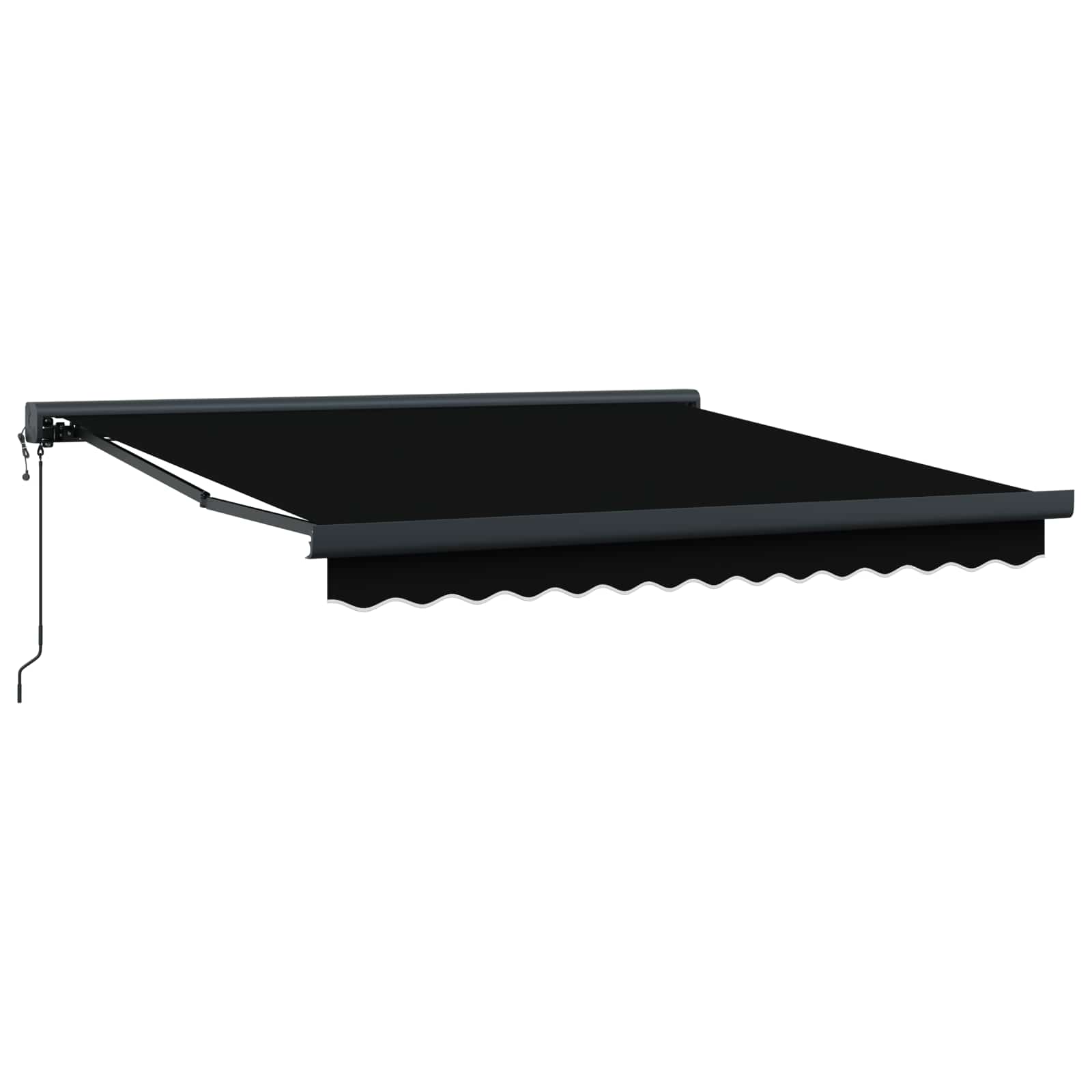 Αναδιπλούμενη τέντα Μαύρο 300 x 250 x 165 εκ.