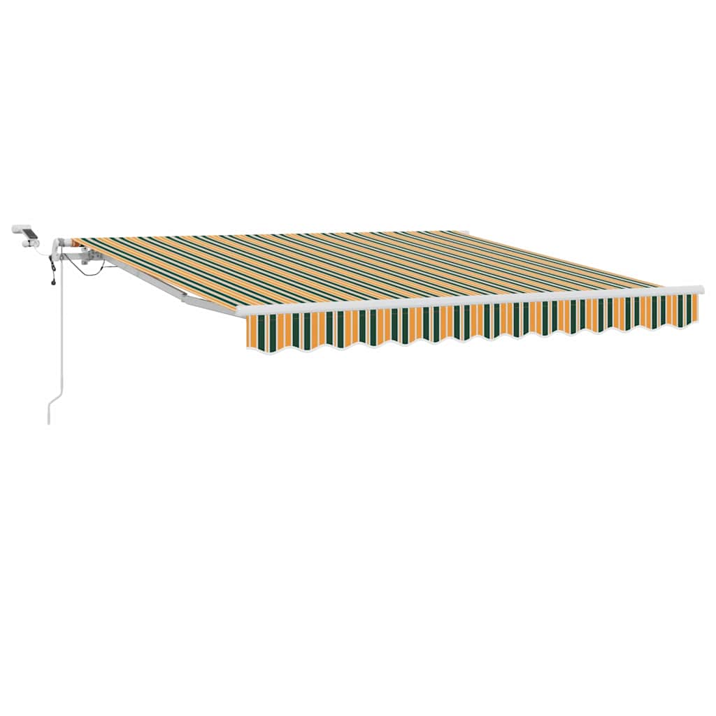Αναδιπλούμενη τέντα Πράσινο και Κίτρινο 300 x 250 εκ