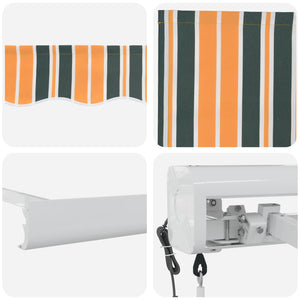 Αντιανεμικό Πράσινο και Κίτρινο 300 x 250 x 165 εκ. - Pakobazaar