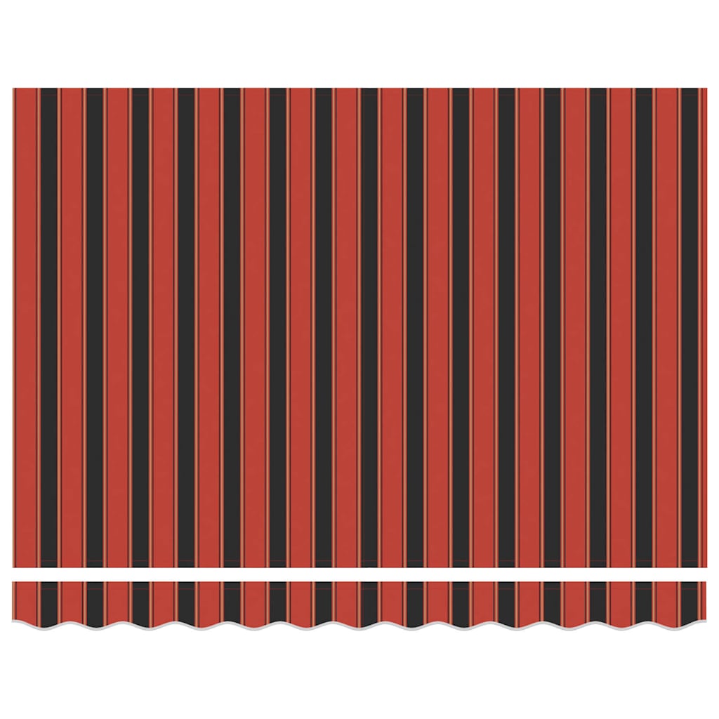 Αντιανεμικό Κόκκινο και Μαύρο 350 x 250 x 165 εκ. Πολυεστέρας