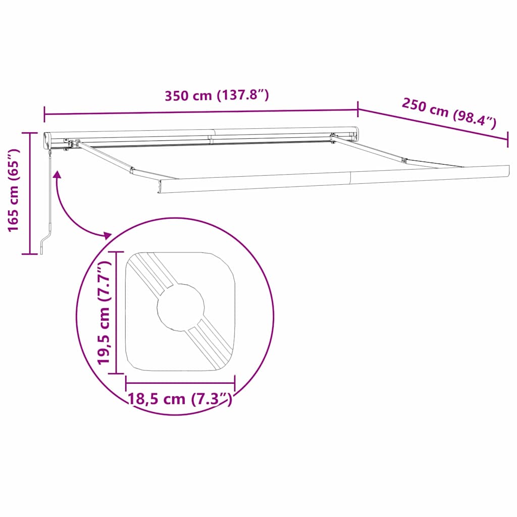 Σκηνίτσα Αναδιπλούμενη Πολύχρωμο 350 x 250 εκ