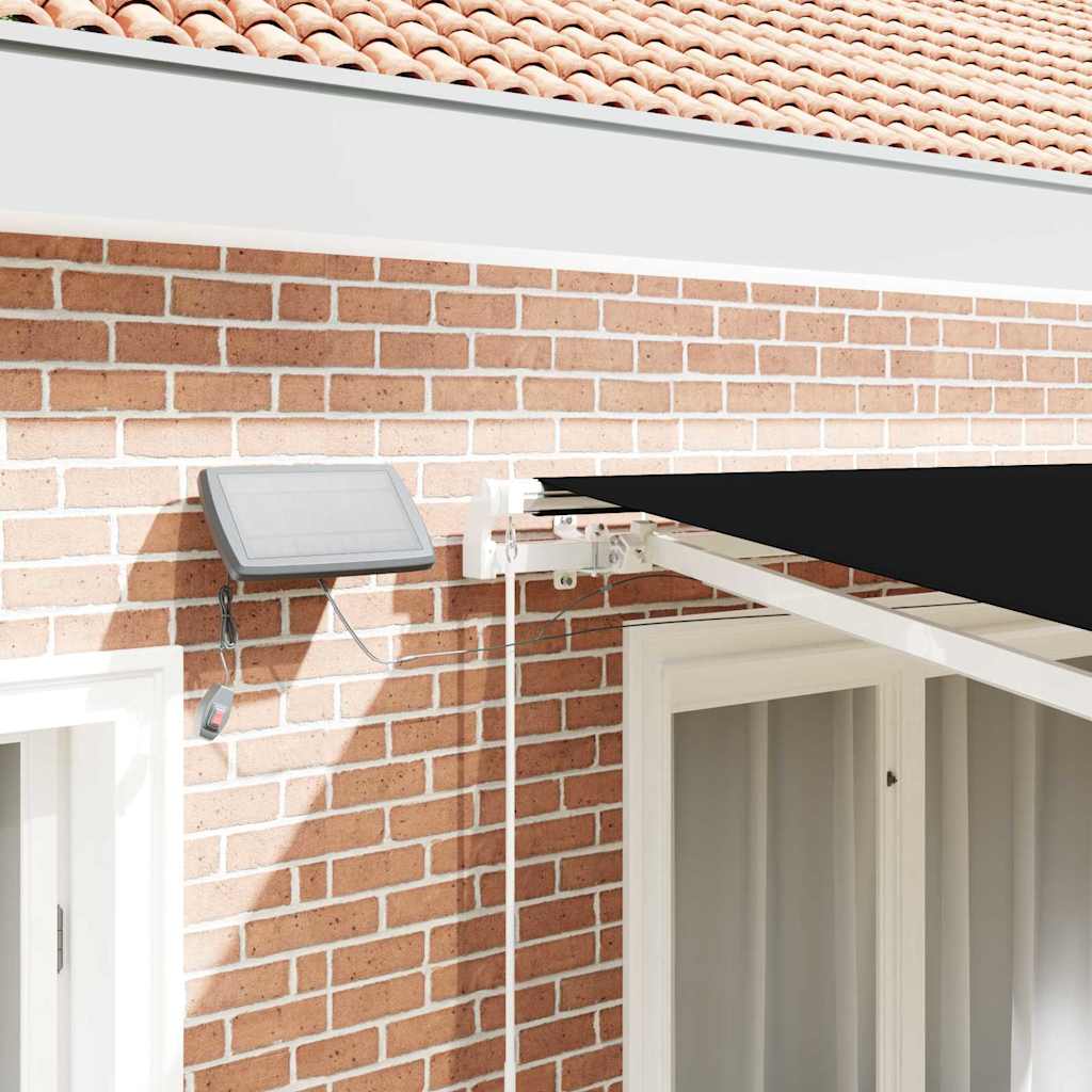 Σκηνίτσα Αναδιπλούμενη Μαύρο 350 x 250 εκ Ύφασμα και Ατσάλι