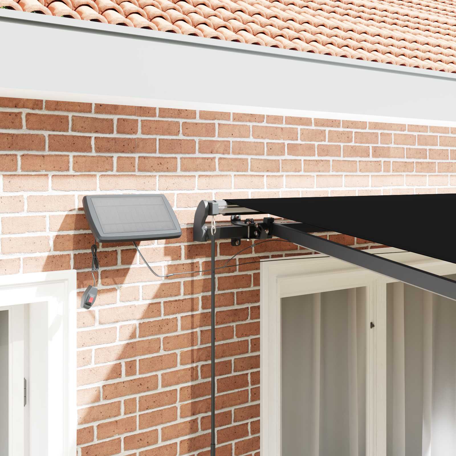 Σκηνίτσα Αναδιπλούμενη Μαύρο 350 x 250 εκ ύφασμα