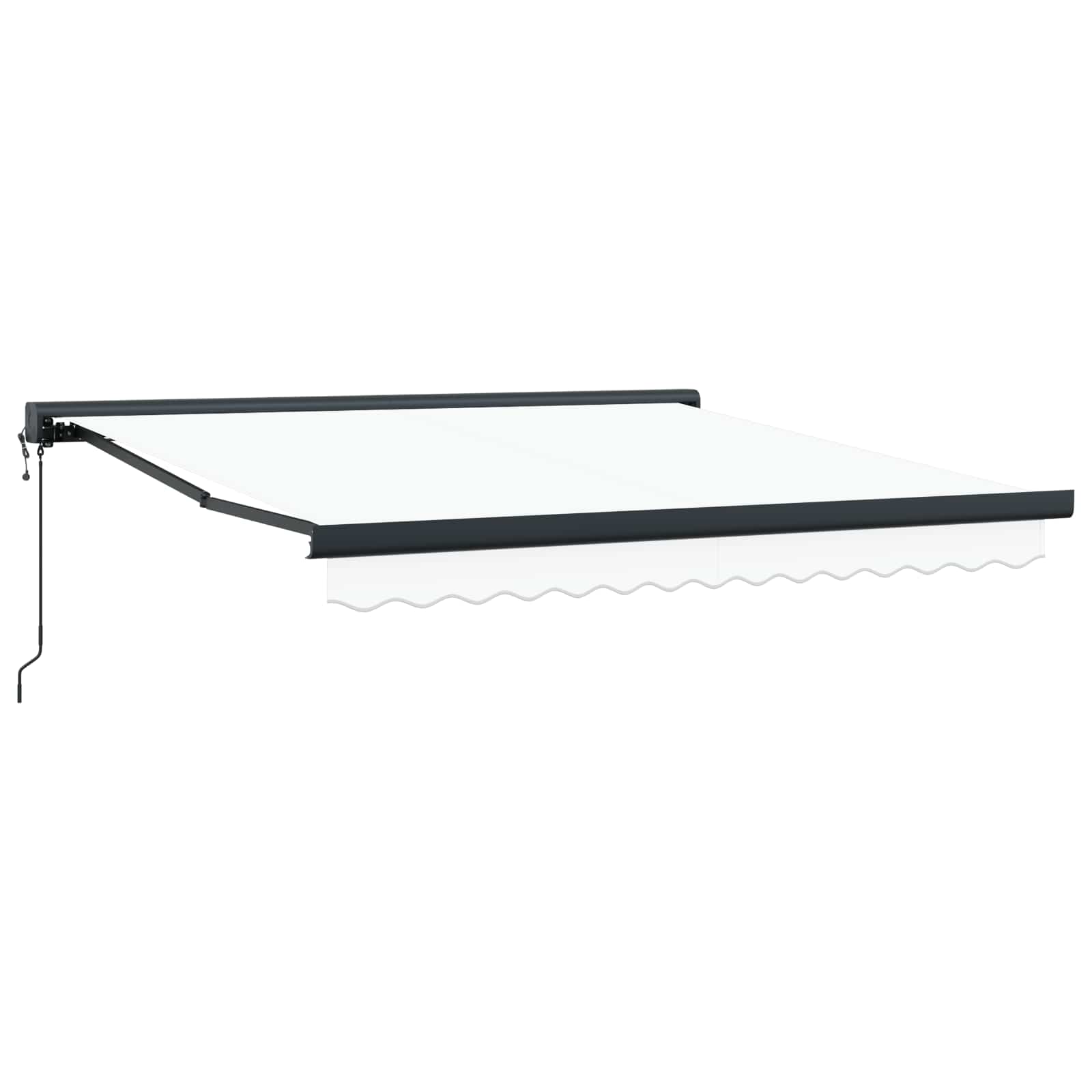 Αναδιπλούμενη τέντα Λευκό 350 x 250 x 165 εκ.