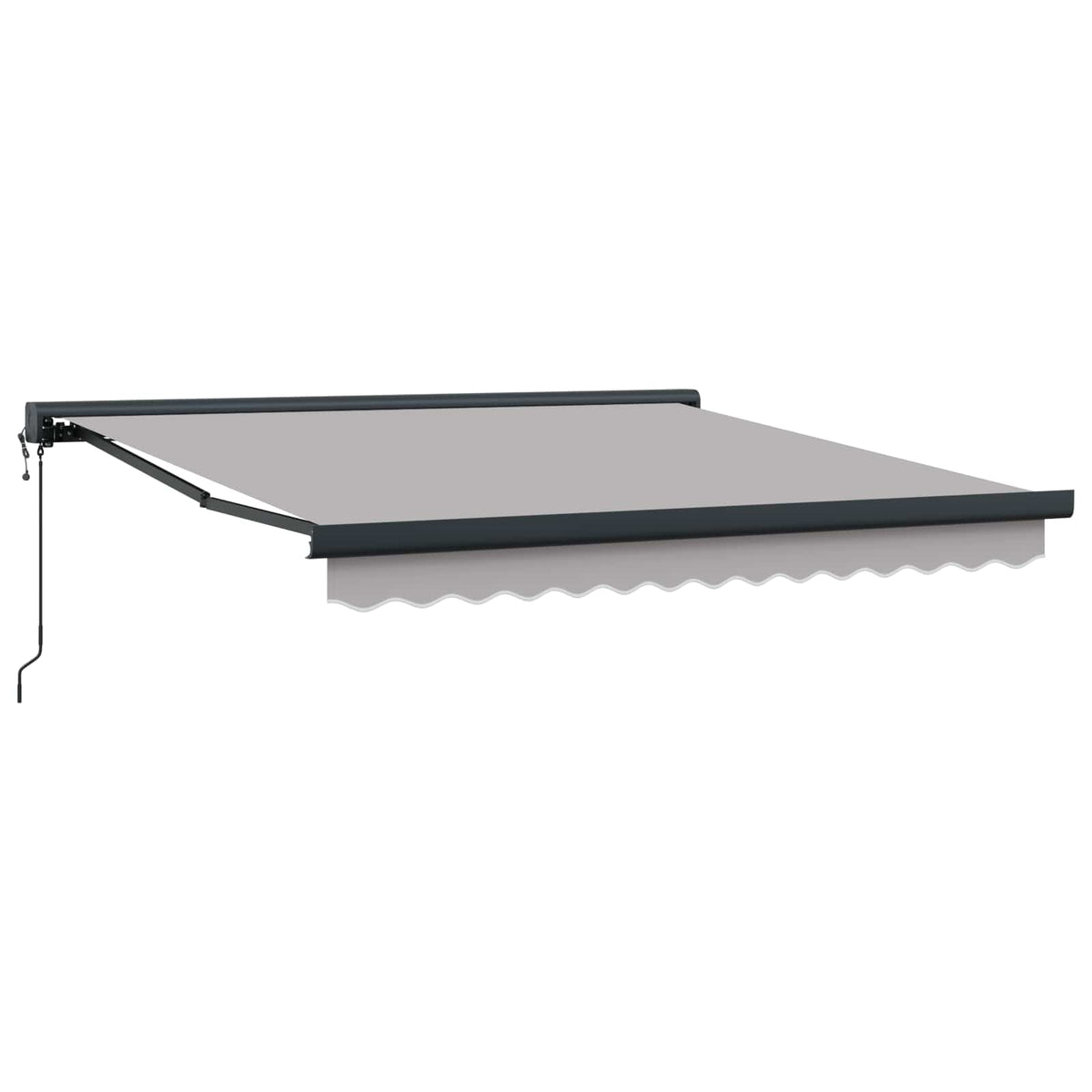 Αναδιπλούμενη τέντα Ανοιχτό γκρι 350 x 250 x 165 εκ.