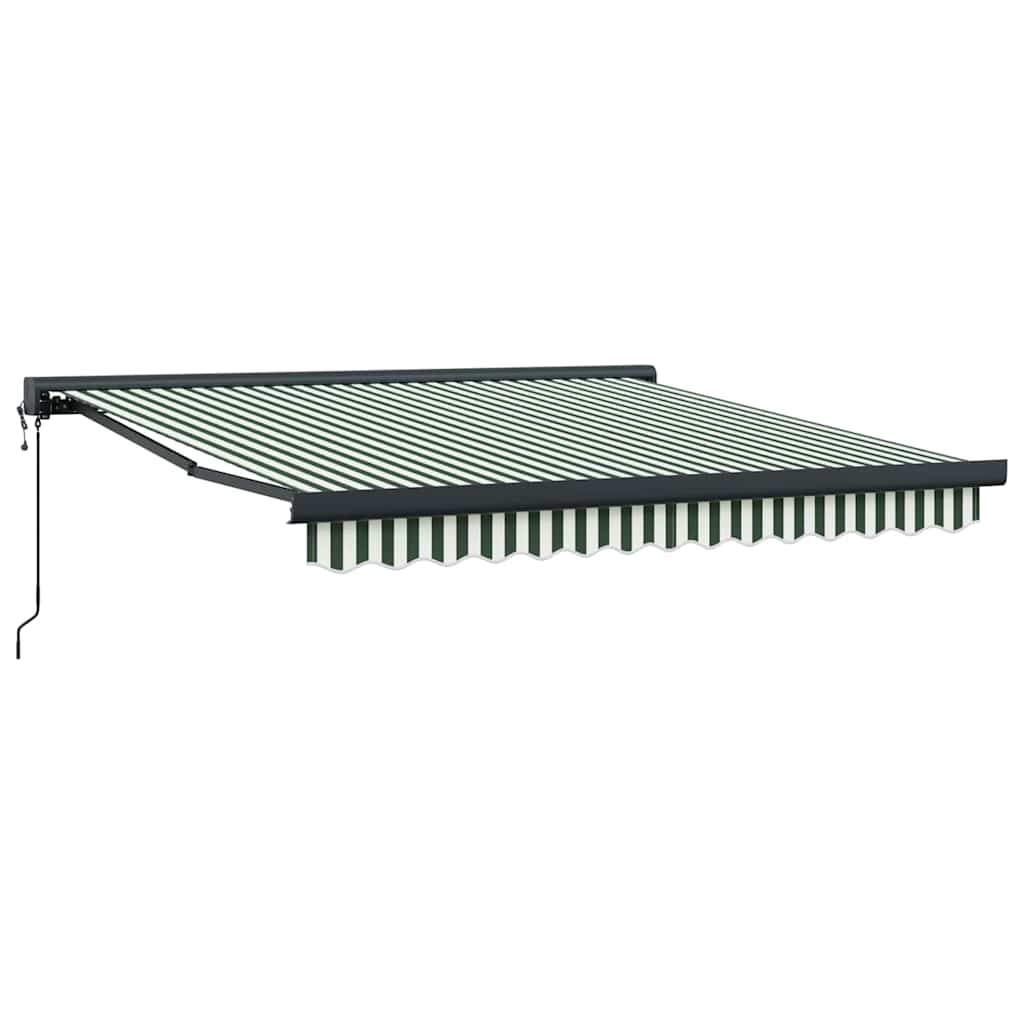 Αντιανεμικό Πράσινο και Λευκό 350 x 250 x 165 εκ. - Pakobazaar