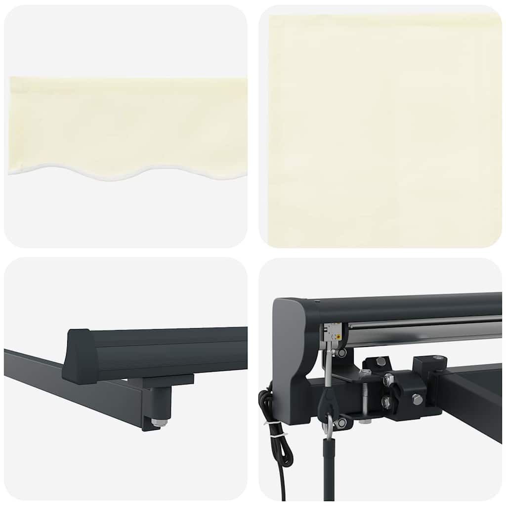 Σκηνίτσα Αναδιπλούμενη Κρεμ 400 x 300 εκ Αλουμίνιο και Ύφασμα