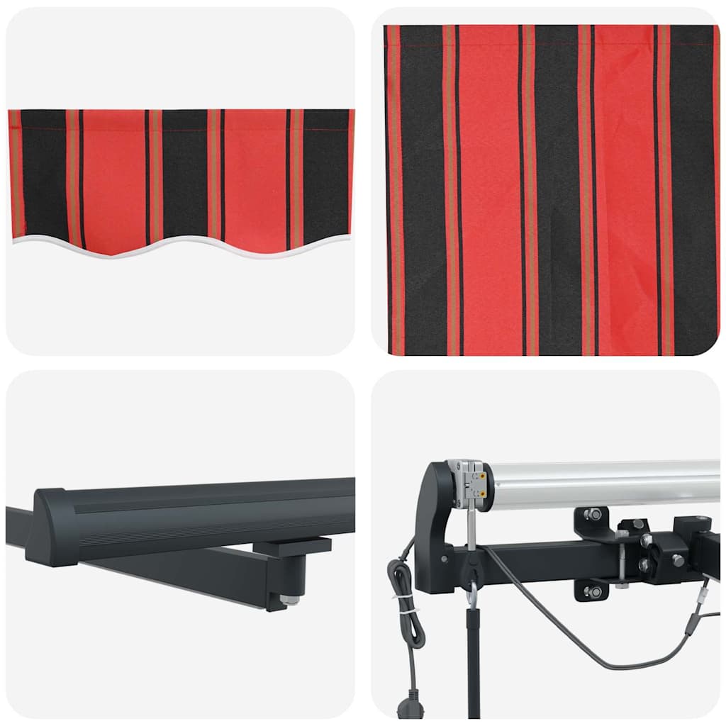 Ύφασμα Ομπρέλας με πορτοκαλί και καφέ 400 x 300 εκ Πολυεστέρας