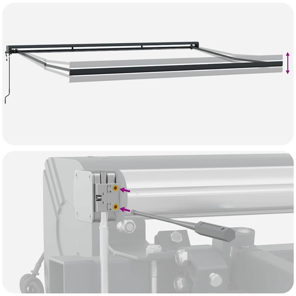 Αντιανεμικό Πορτοκαλί και Καφέ 400 x 300 x 165 εκ.
