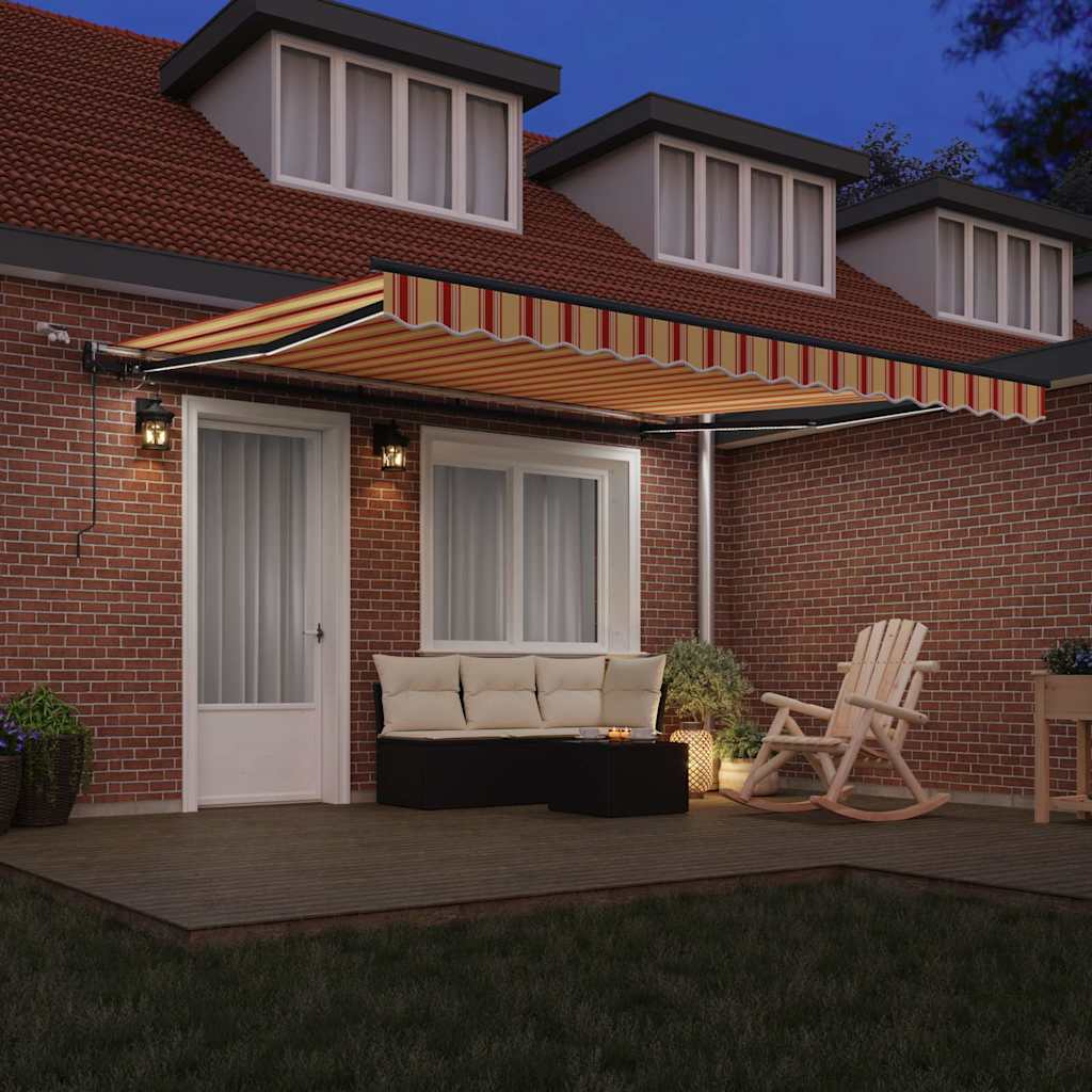 Ύφασμα Ομπρέλας Κίτρινο και Πορτοκαλί 400 x 300 εκ Πολυεστέρας