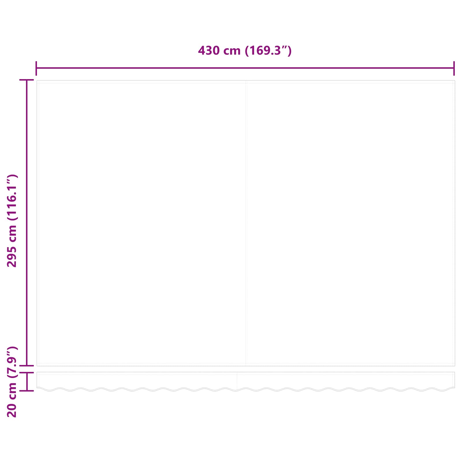 Σκηνίτσα Αναδιπλούμενη Μπλε και άσπρο 450 x 300 εκ
