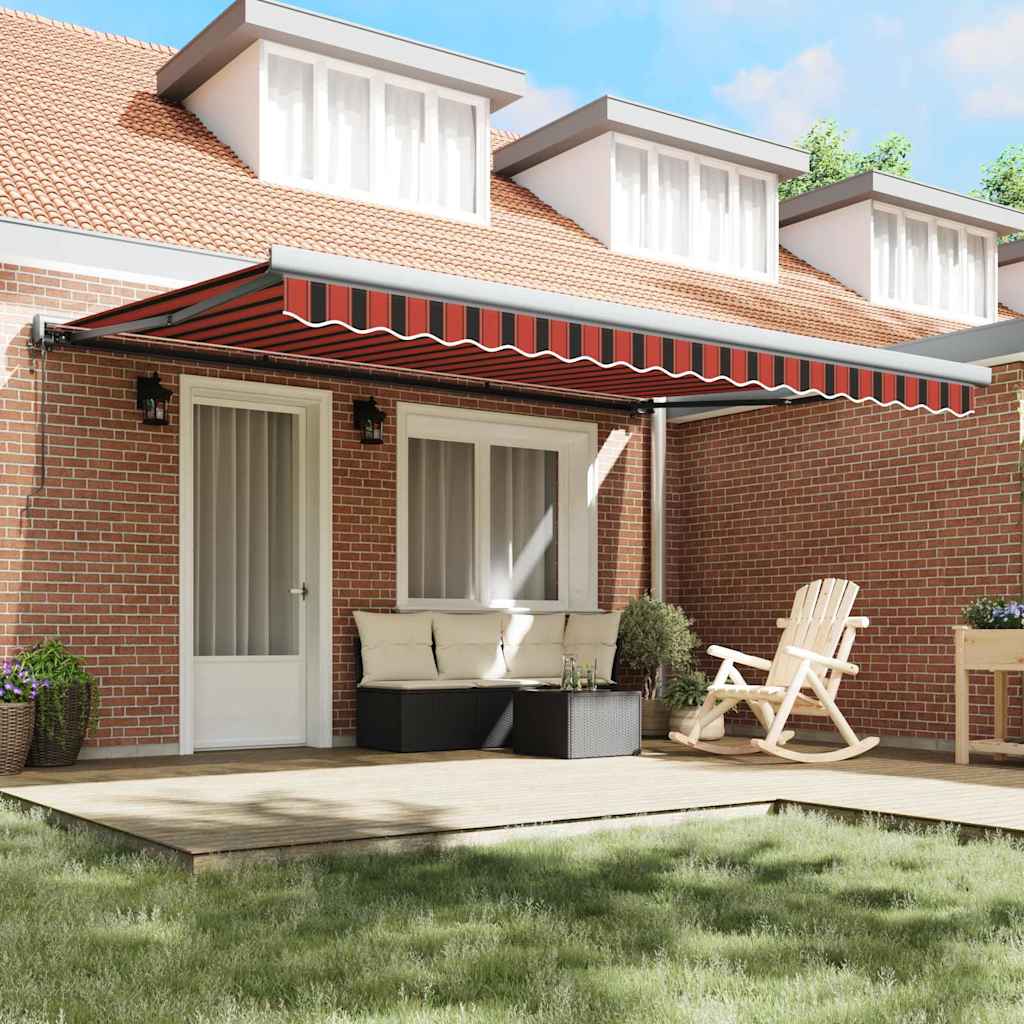 Αντιανεμικό Πορτοκαλί και Καφέ 450 x 300 x 165 εκ