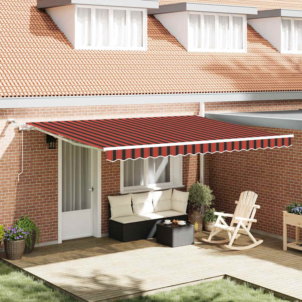 Σκηνίτσα Αναδιπλούμενη Πορτοκαλί και Καφέ 450 x 350 εκ - Pakobazaar