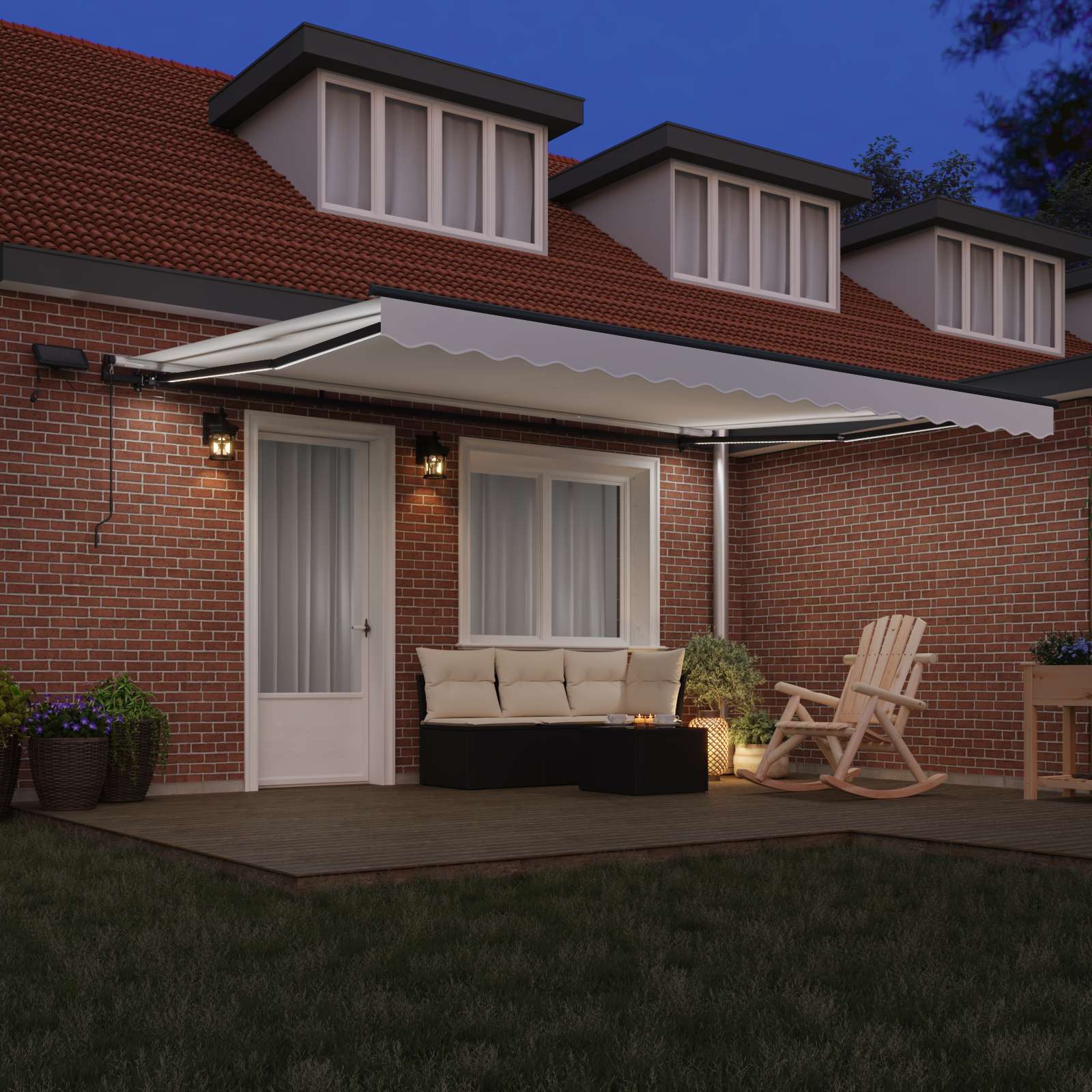 Σκηνίτσα Αναδιπλούμενη Λευκό 450 x 350 εκ ύφασμα - Pakobazaar