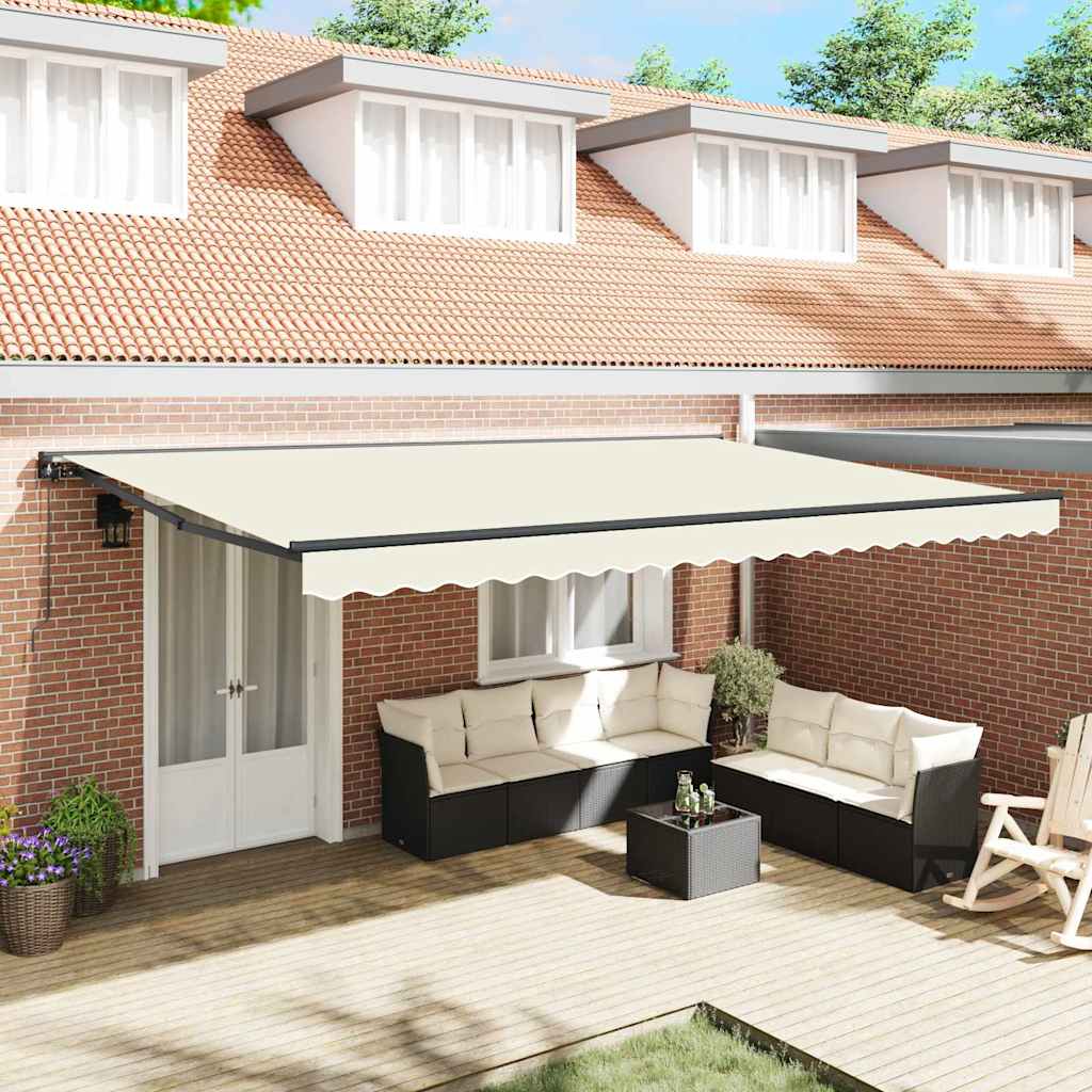 Σκηνίτσα Αναδιπλούμενη Κρεμ 500 x 300 εκ Αλουμίνιο και Ύφασμα