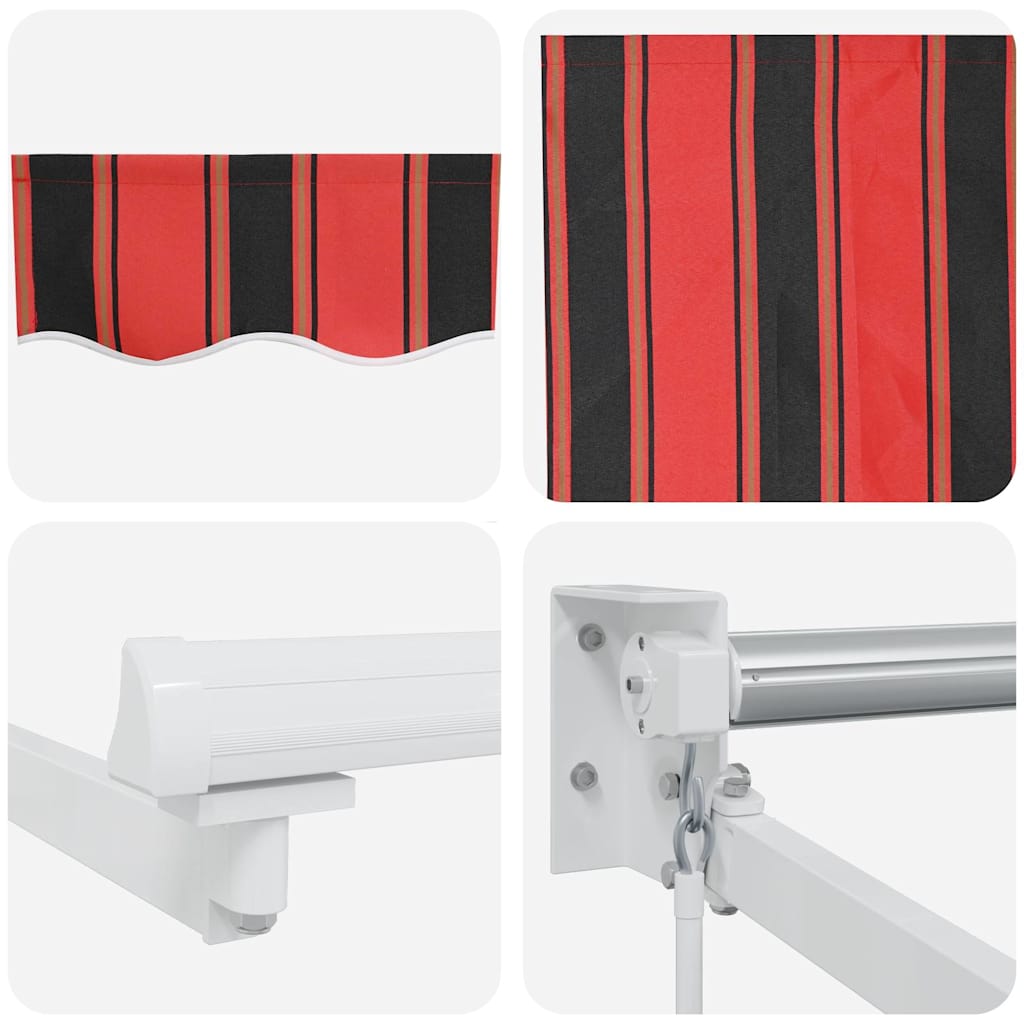 Αντιανεμικό Πορτοκαλί και Καφέ 500 x 300 x 165 εκ.