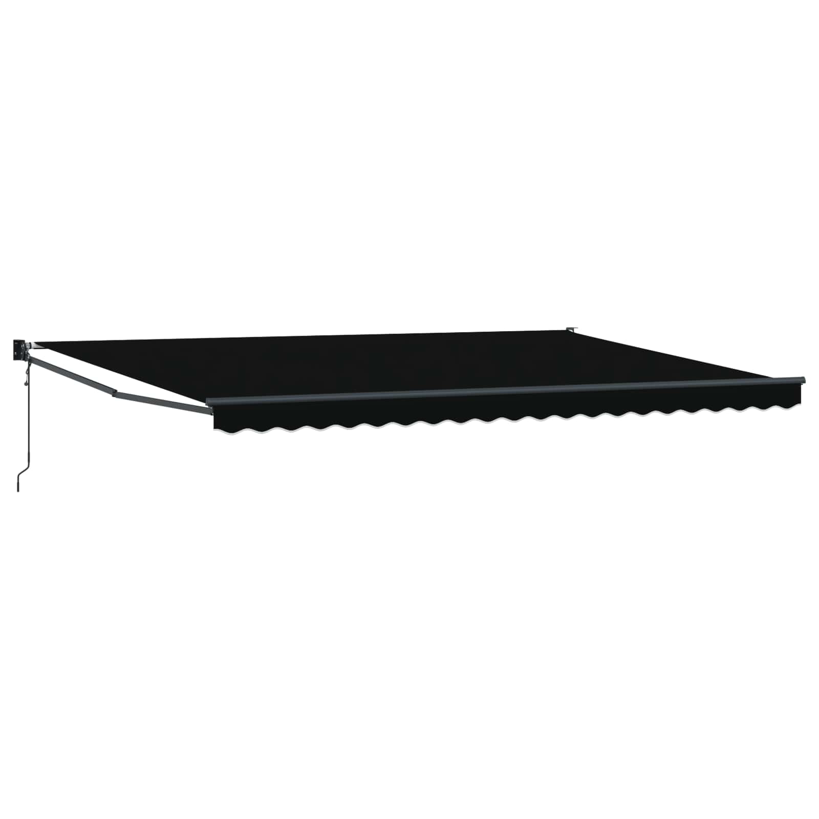 Αναδιπλούμενη τέντα Μαύρο 500 x 300 x 165 εκ. - Pakobazaar