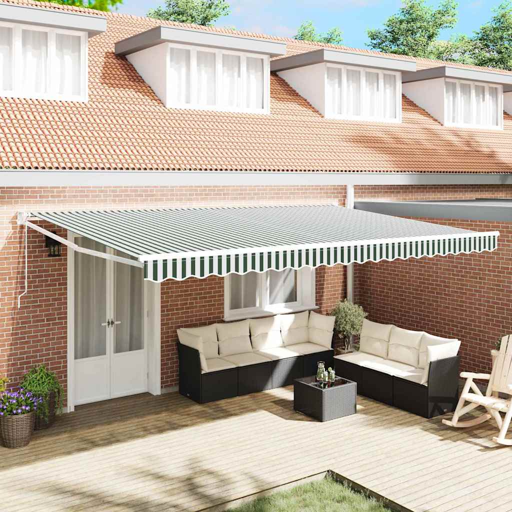 Σκηνίτσα Αναδιπλούμενη Πράσινο και Λευκό 500 x 300 εκ - Pakobazaar