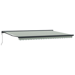 Αντιανεμικό Πράσινο και Λευκό 500 x 300 x 165 εκ. - Pakobazaar