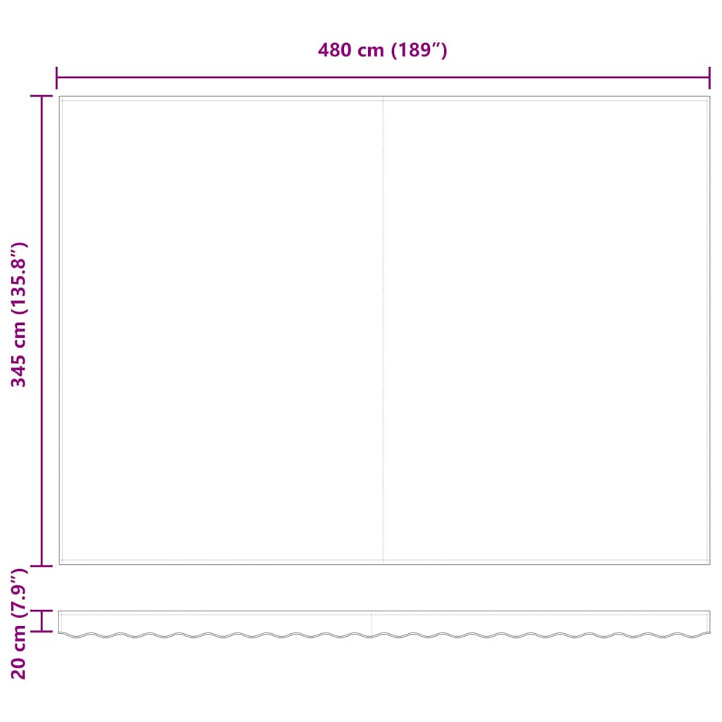Σκηνίτσα Αναδιπλούμενη Πολύχρωμο 500 x 350 εκ ύφασμα