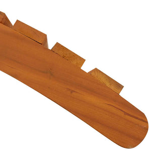 Ξαπλώστρα 2 pcs Καφέ 55 x 184 x 64cm Στερεό Ξύλο Ακακίας - Pakobazaar