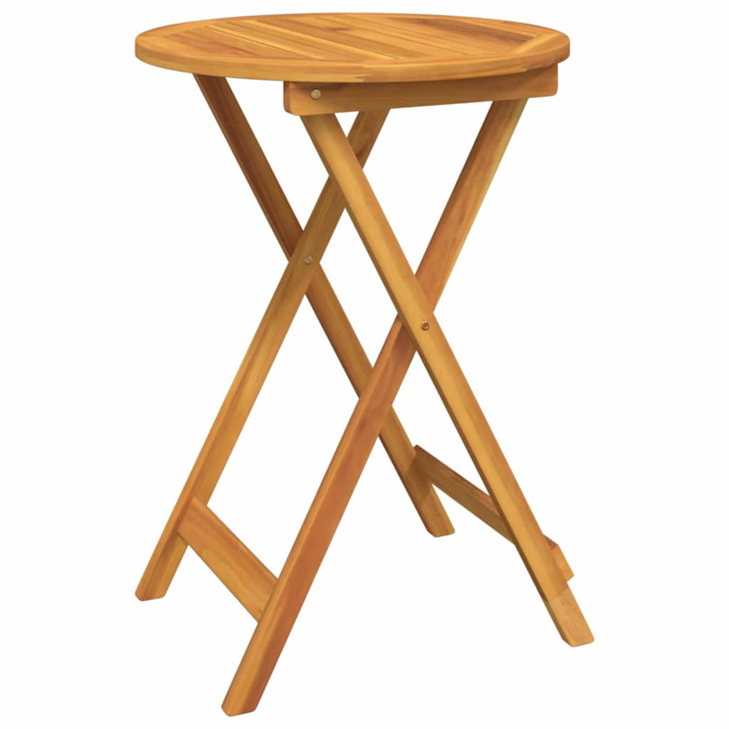 Σετ Μπιστρό Κήπου 3 pcs Καφέ Στερεό Ξύλο Ακακίας - Pakobazaar