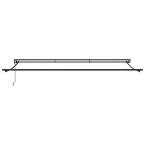 Σκελετός Τέντας Ανθρακί 5 x 3 m Ατσάλι με Πούδρα - Pakobazaar
