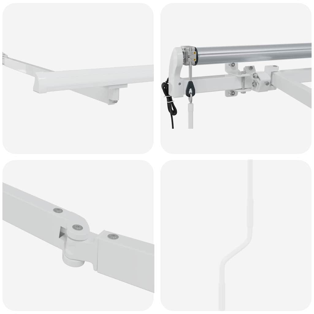 Σκελετός Τέντας Λευκό 3 x 2 m Μέταλλο - Pakobazaar