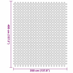 Χαλκάκι Σκηνής Ανθρακί 400 x 350 εκ Πολυεστέρας - Pakobazaar