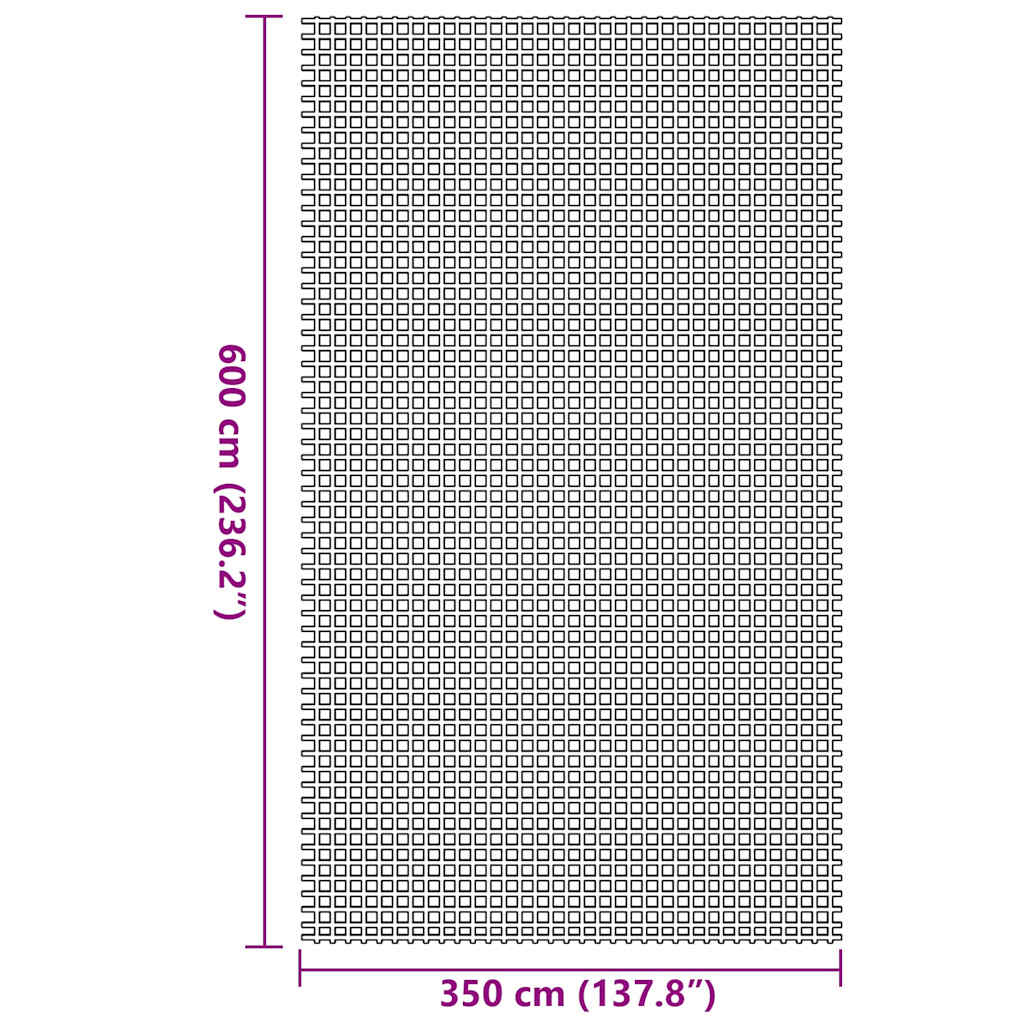 Χαλκάκι Σκηνής Ανθρακί 600 x 350 εκ Πολυεστέρας - Pakobazaar