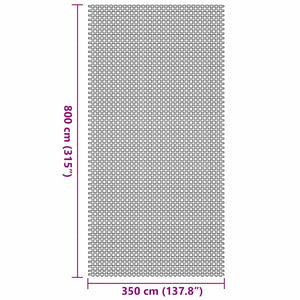 Χαλκάκι Σκηνής Ανθρακί 800 x 350 εκ Πολυεστέρας - Pakobazaar