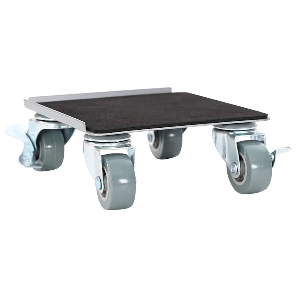 Ρόλοι Επίπλων 4 τεμ. με Ανυψωτικό 13,5x13,5x6 εκ. Ατσάλι 1300 κιλά - Pakobazaar