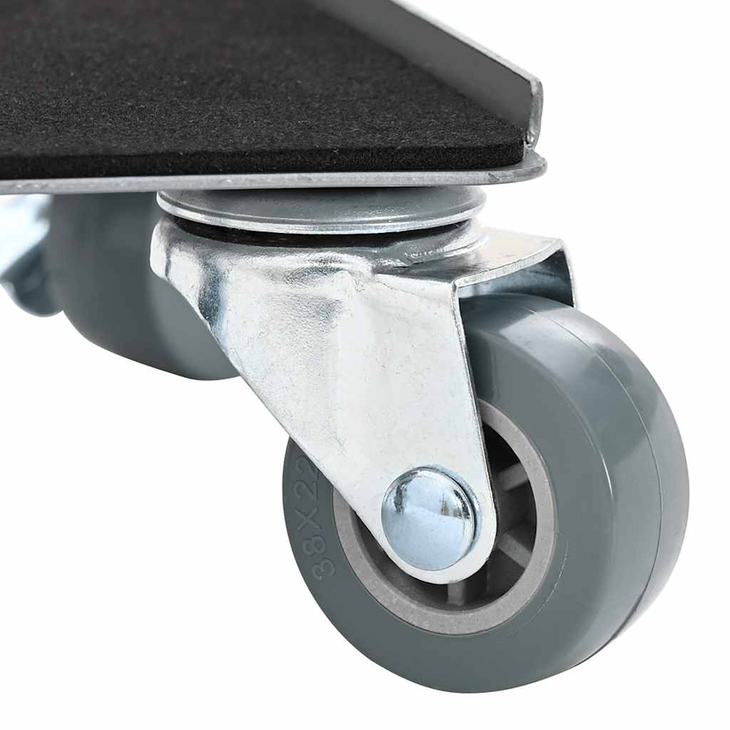 Ρόλοι Επίπλων 4 τεμ. με Ανυψωτικό 13,5x13,5x6 εκ. Ατσάλι 1300 κιλά - Pakobazaar