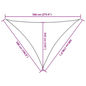 Σκίαστρο Πανιού Μπεζ 7x5x5 μ. 100% Πολυεστέρας Oxford - Pakobazaar