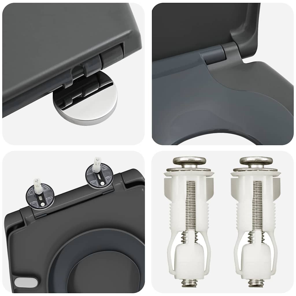 Λεκάνη Ανθρακί 47 x 37 x 4 εκ Δυροπλάστ - Pakobazaar