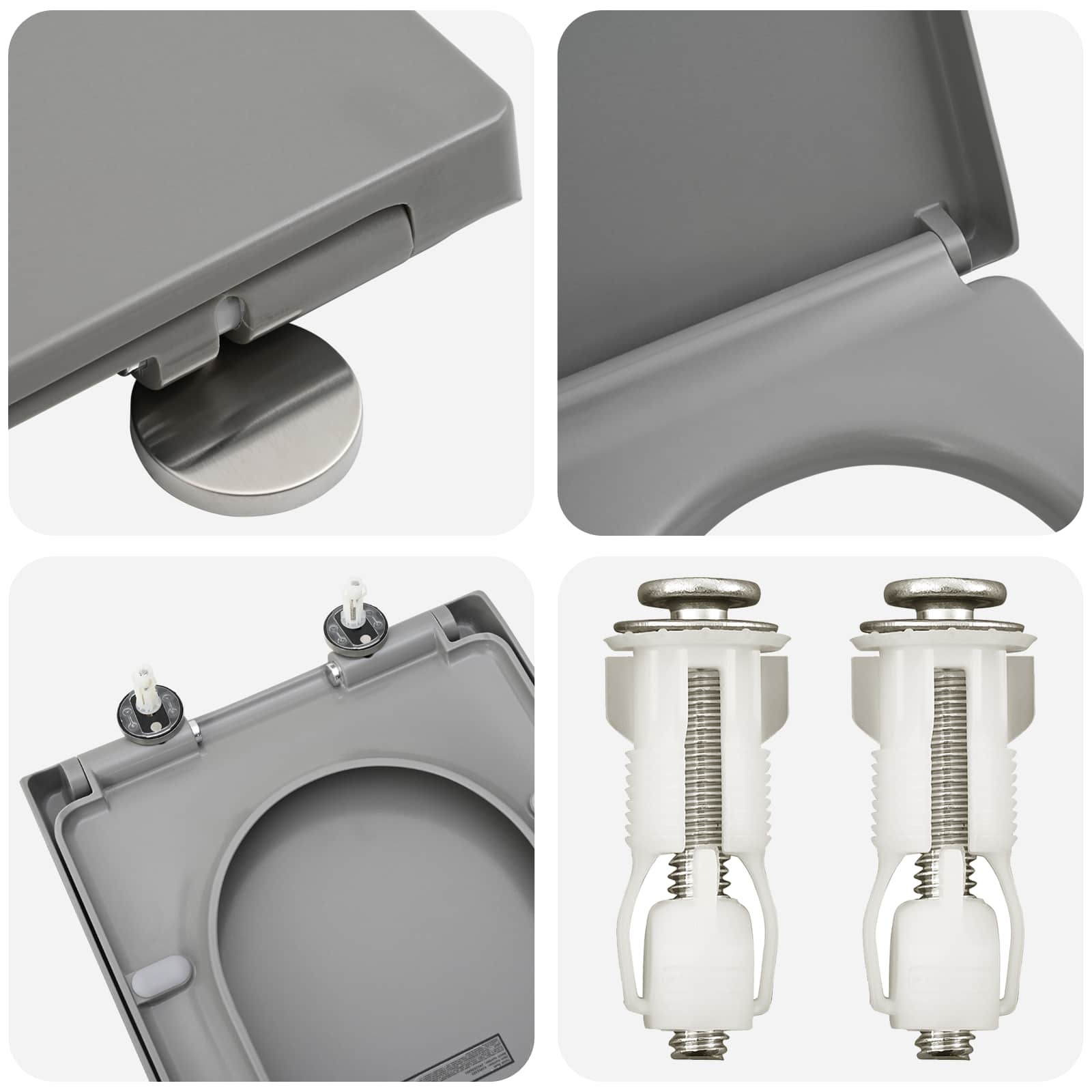 Λεκάνη Γκρι 49 x 36 x 4 εκ Δυροπλάστ - Pakobazaar