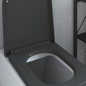 Λεκάνη Ανθρακί 47,5 x 35 x 3,6 εκ Δυροπλάστ - Pakobazaar