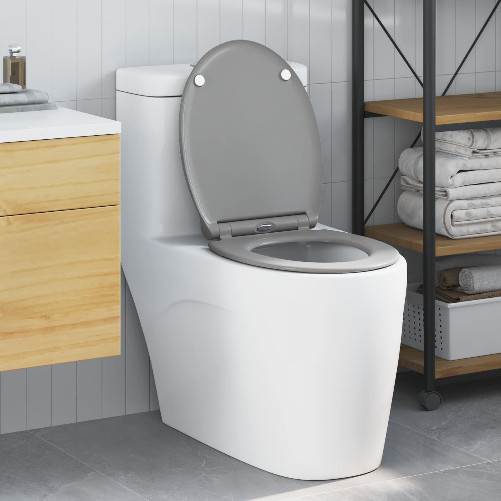 Λεκάνη Γκρι 47 x 37,5 x 3,8 εκ Δυροπλάστ - Pakobazaar