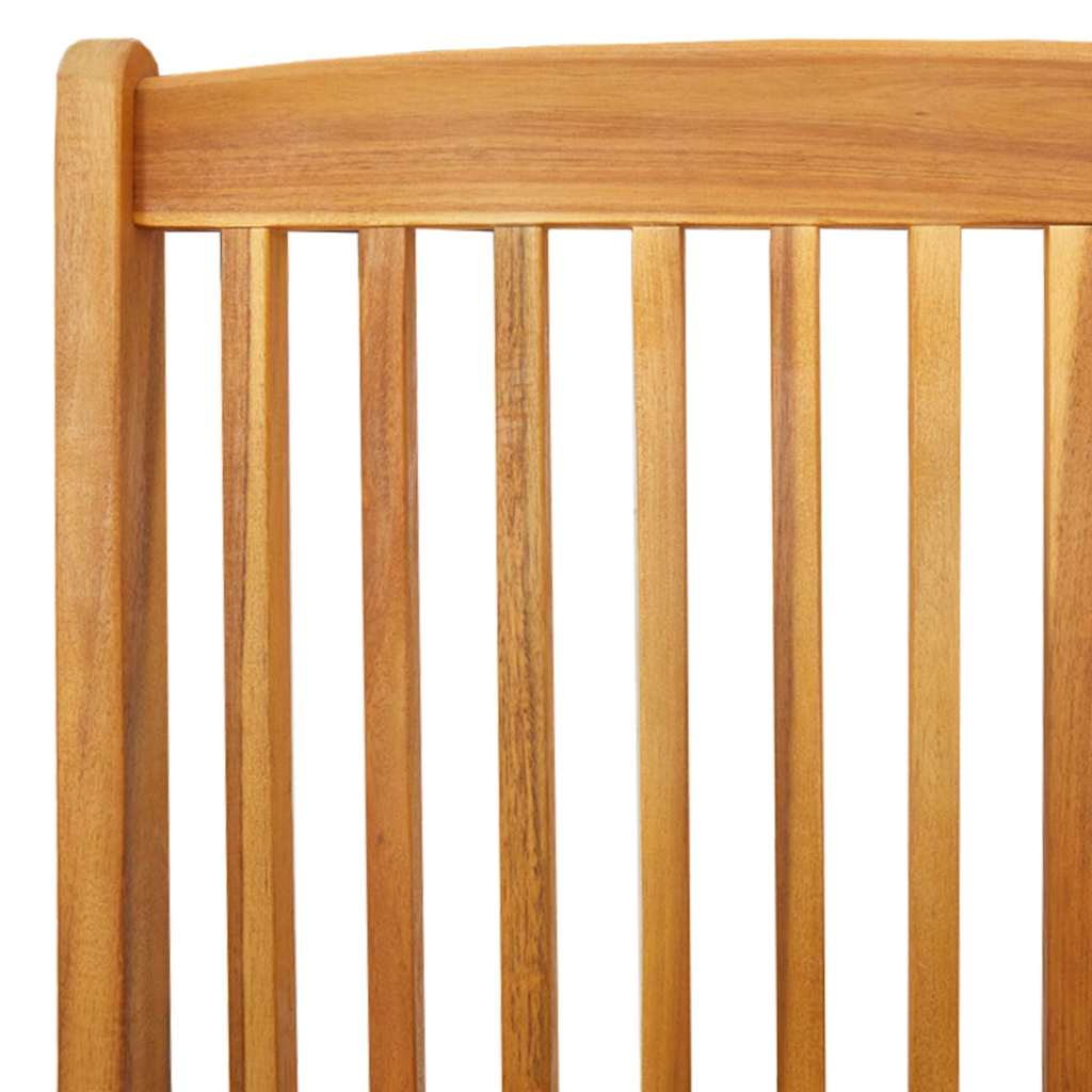 Πτυσσόμενη Καρέκλα με μαξιλάρι 6 pcs Λευκό 49 x 57.5 x 92εκ