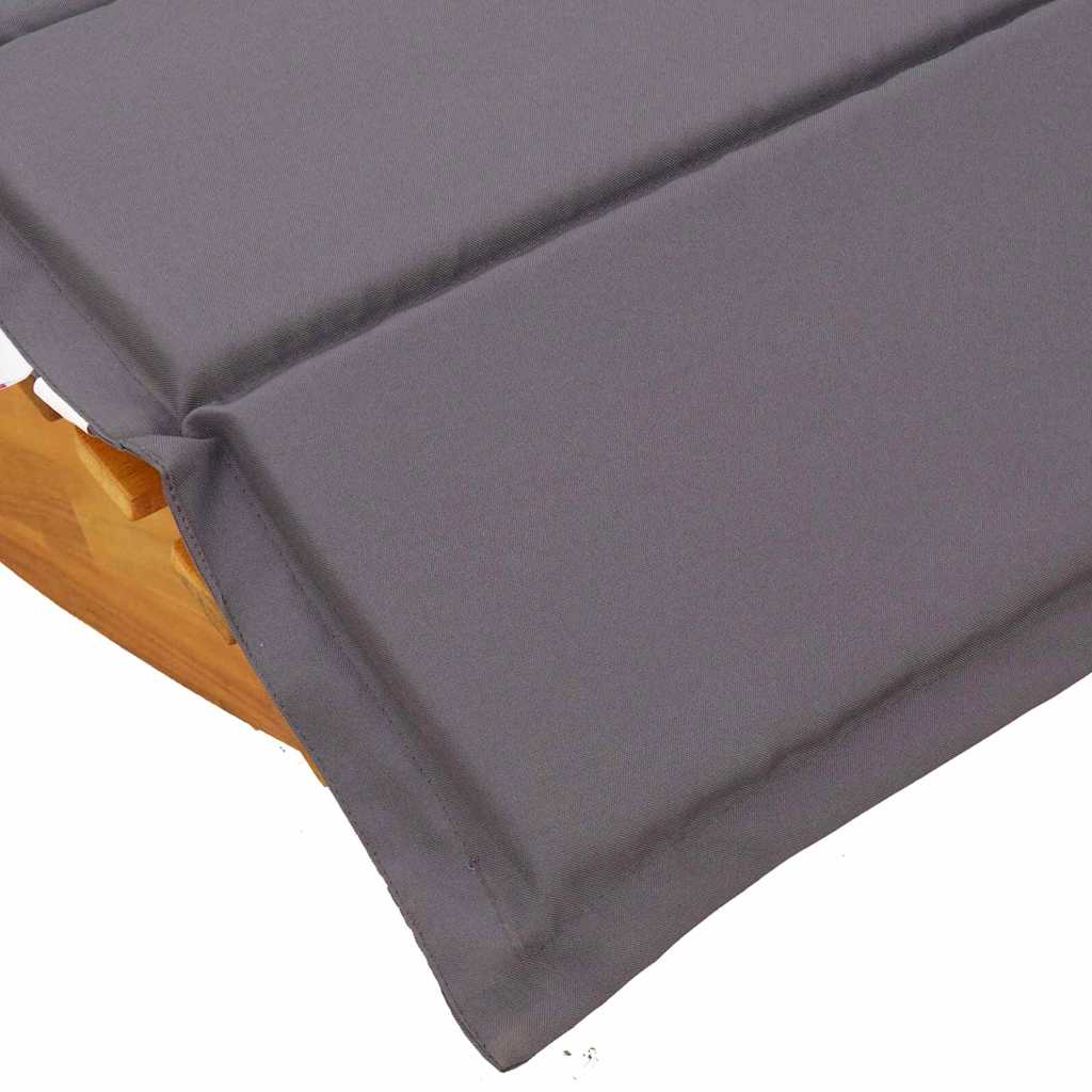 Ξαπλώστρα με μαξιλάρι 2-πρόσωπο 2 pcs Καφέ Στερεό Ξύλο Ακακίας - Pakobazaar