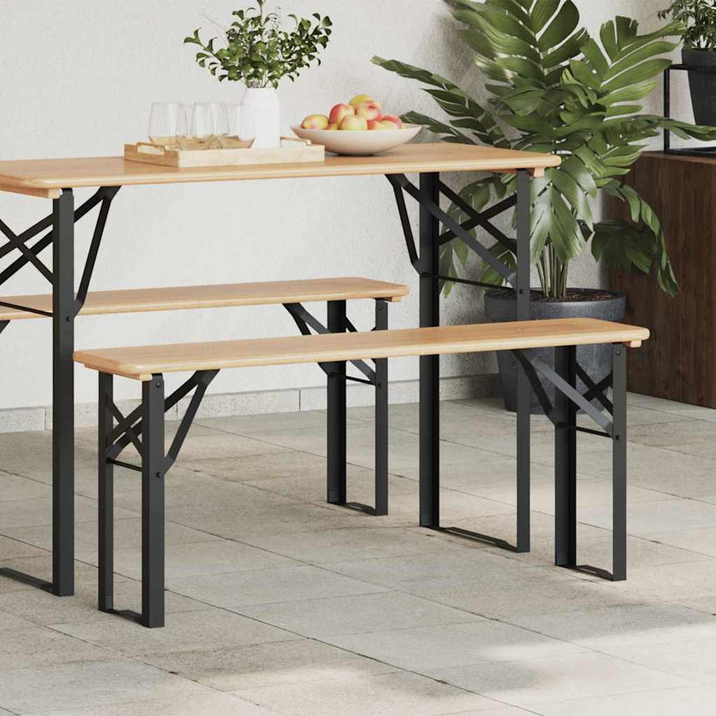 Πόδια Παγκάκι Μπύρας Μαύρο Χάλυβας με επίστρωση πούδρας - Pakobazaar