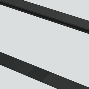 Συρόμενη Πόρτα με Μηχανισμό 76x205 εκ. Γυαλί ESG & Αλουμίνιο