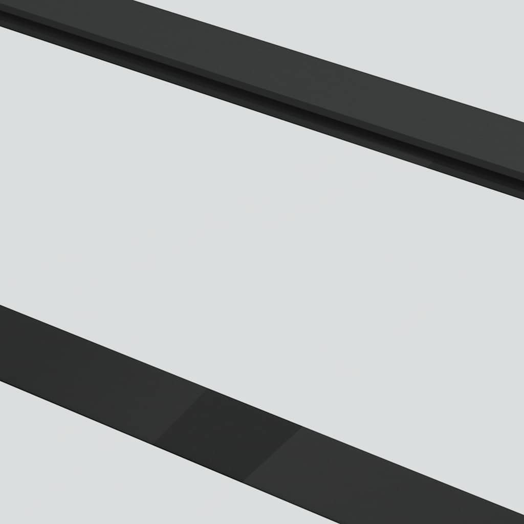 Συρόμενη πόρτα με σετ υλικού 102x205 cm ESG Γυαλί&Αλουμίνιο