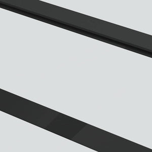 Συρόμενη πόρτα με σετ υλικού 102x205 cm ESG Γυαλί&Αλουμίνιο