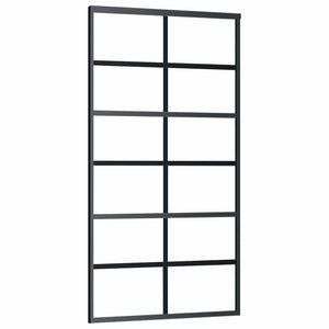 Συρόμενη πόρτα με σετ υλικού 102x205 cm ESG Γυαλί&Αλουμίνιο