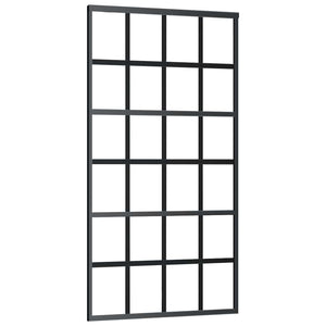 Συρόμενη πόρτα με σετ υλικού 102x205 cm ESG Γυαλί&Αλουμίνιο