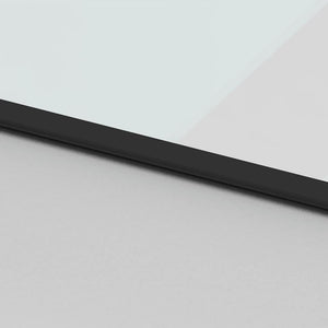 Συρόμενη πόρτα με σετ υλικού 102,5x205 cm από γυαλί&Αλουμίνιο