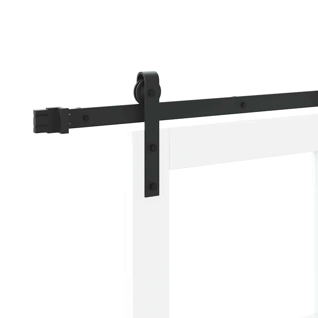 Συρόμενη Πόρτα ORKDAL Λευκό και Μαύρο 78 x 232 cm