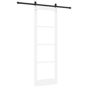 Συρόμενη Πόρτα ORKDAL Λευκό και Μαύρο 78 x 232 cm - Pakobazaar