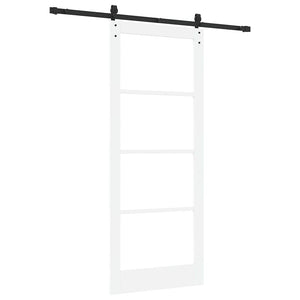 Συρόμενη Πόρτα ORKDAL Λευκό και Μαύρο 86 x 211 cm - Pakobazaar